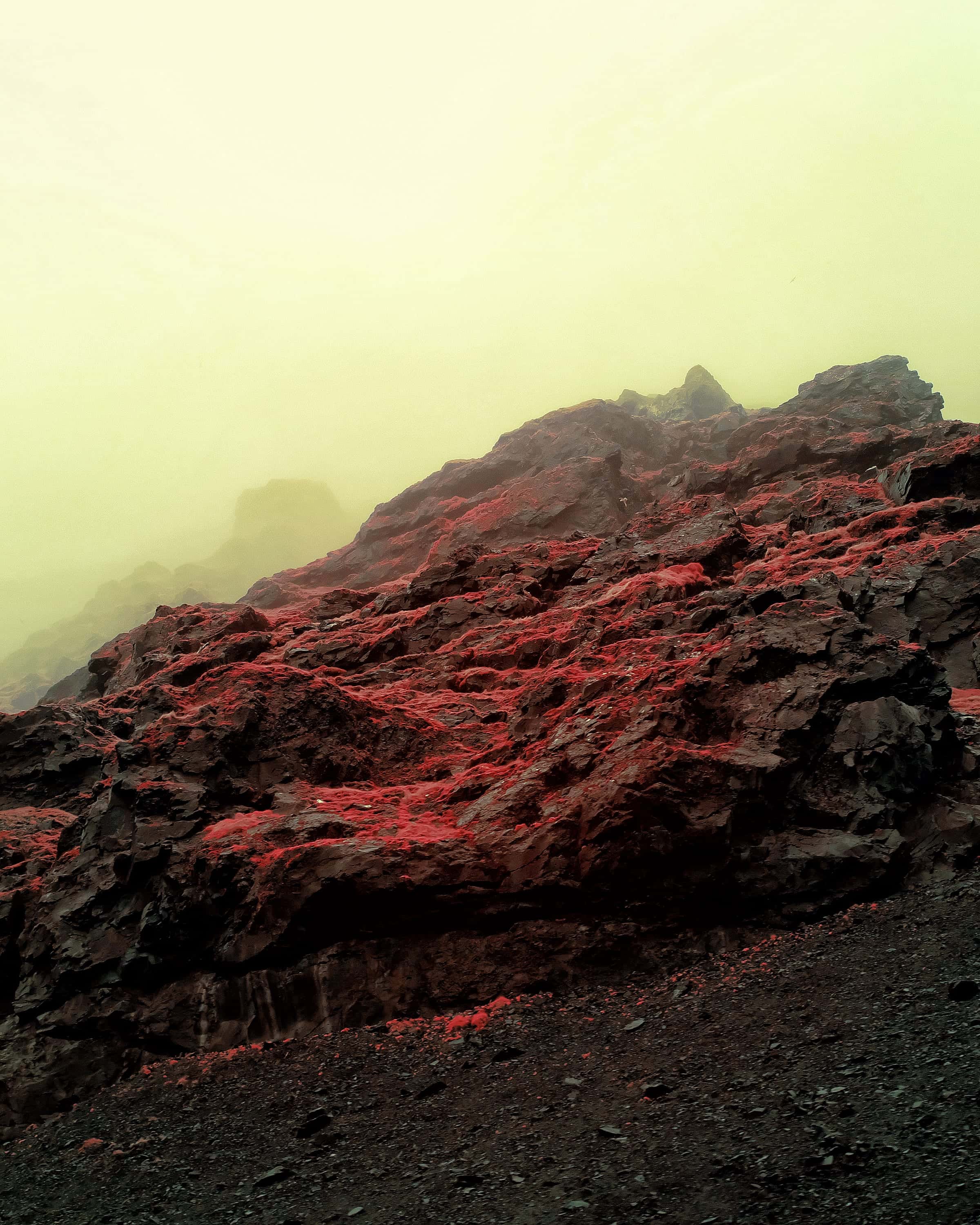 Near-infrared photograph from the Iceland series